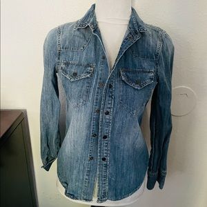 Madewell Womens Jean Shirt